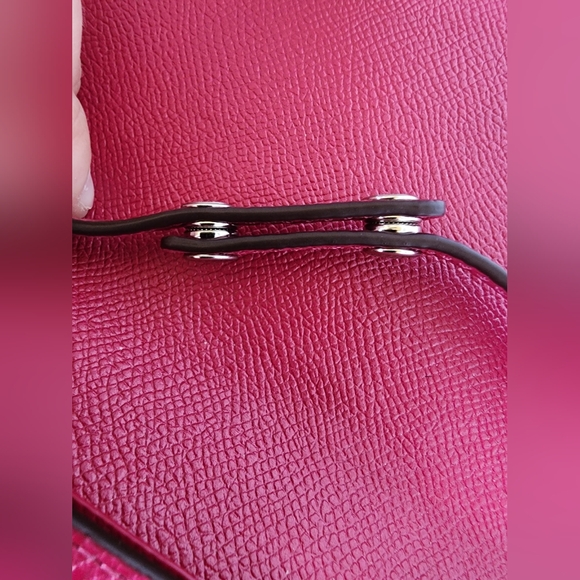 ✨️NWOT✨️Coach Foldover Crossbody Clutch, Magenta - Picture 6 of 11